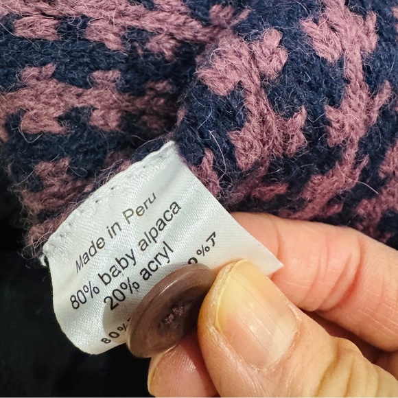 Aymara kids baby alpaca button up cardigan NEW - Picture 4 of 6